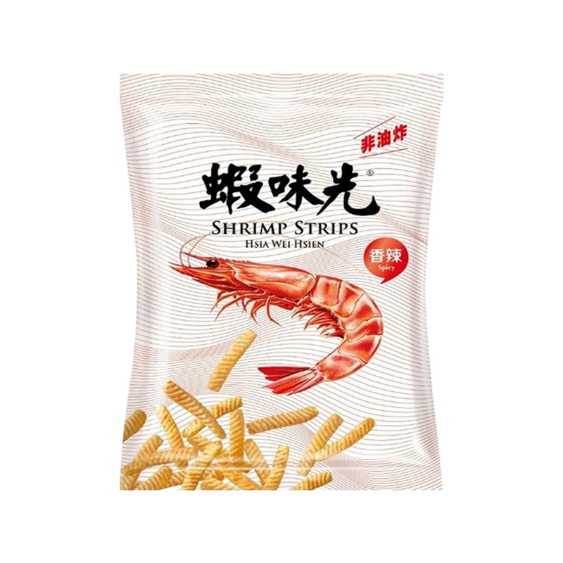 B351 Bánh phồng tôm vị cay 裕榮 蝦味先-辣味 60g