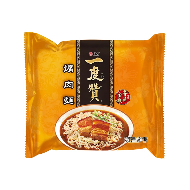 J322B Mì vị thịt nướng (gói) 維力 一度讚-爌肉麵 200g【單包 / 1 PCS】