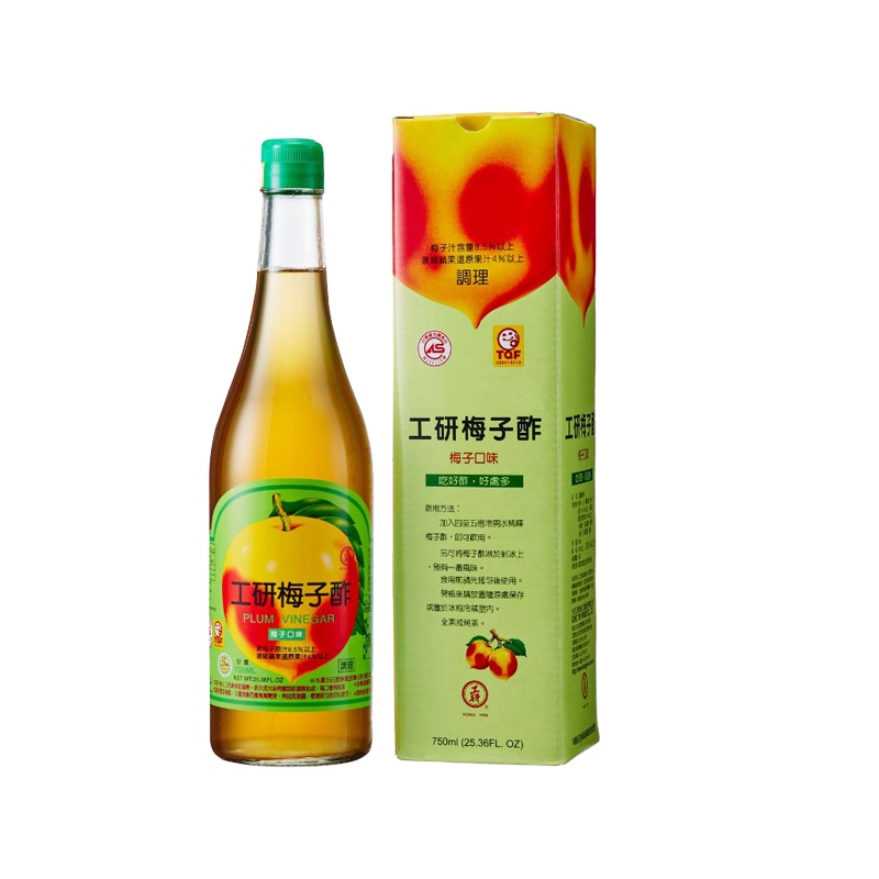  J617 Dấm xí muội 工研 梅子醋 750ml 