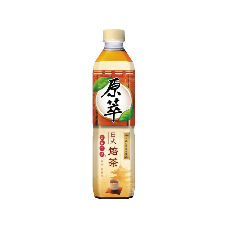  J776 Trà xanh Nhật bản không đường 原萃 日式焙茶(無糖) 580ml 