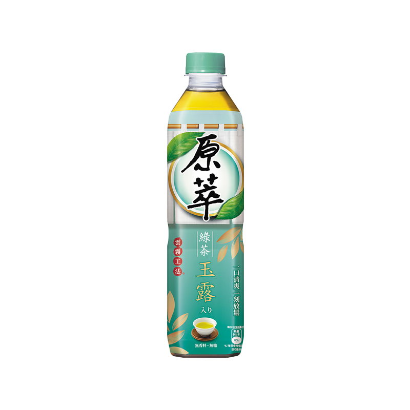  J775 Trà xanh 原萃 綠茶玉露(無糖) 580ml 