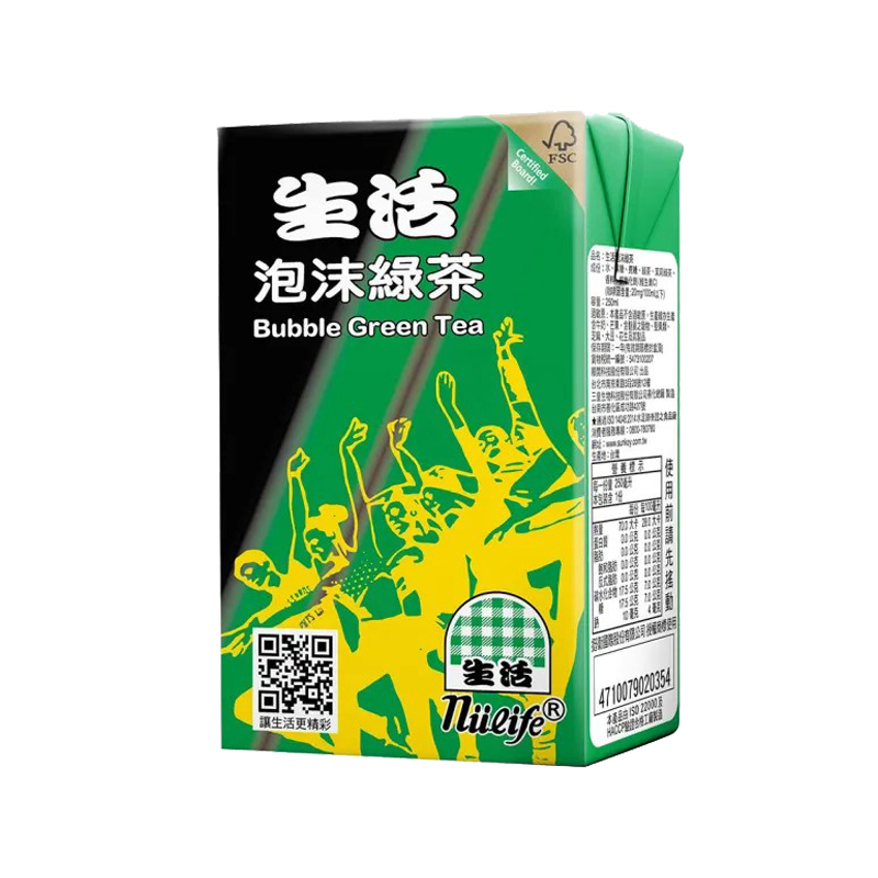  J790 Trà xanh  生活泡沫綠茶 300ml 