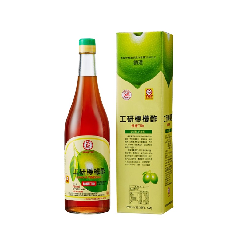  J616 Dấm chanh 工研 檸檬醋 750ml 