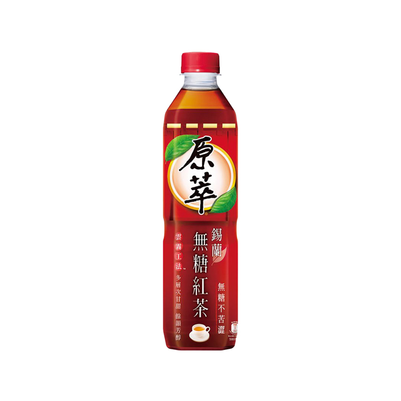  J777 Hồng trà Nhật bản không đường 原萃 錫蘭紅茶(無糖) 580ml 