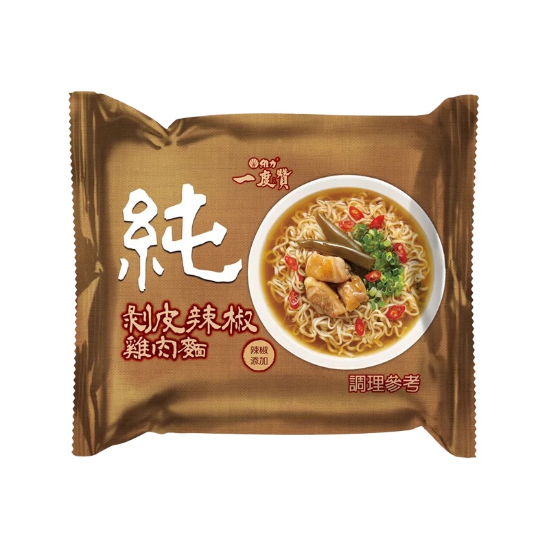 J327B Mì thịt gà ớt lột 維力 一度讚-剝皮辣椒雞肉麵 185g【單包 / 1 PCS】