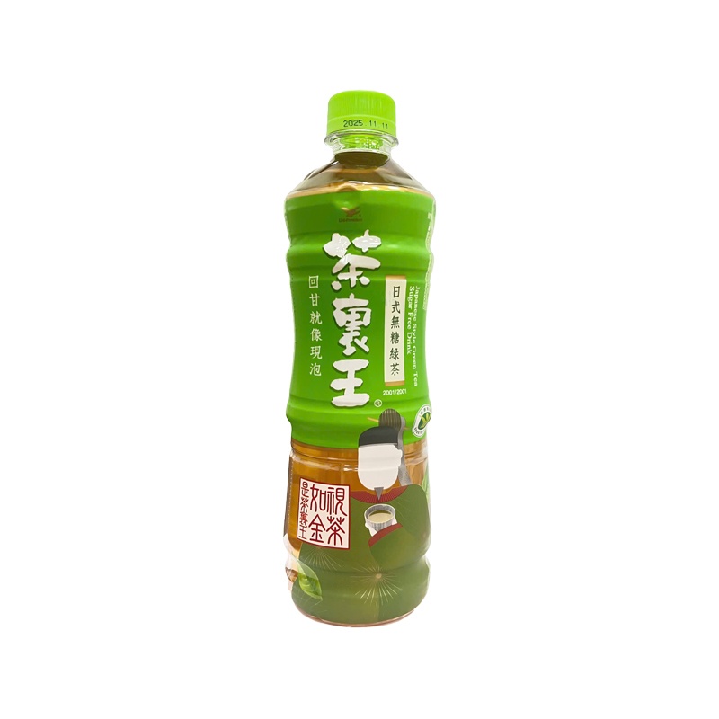  J254 Trà xanh Đài Loan hiệu Uni-President 統一 茶裏王 日式無糖綠茶 600ml ** 