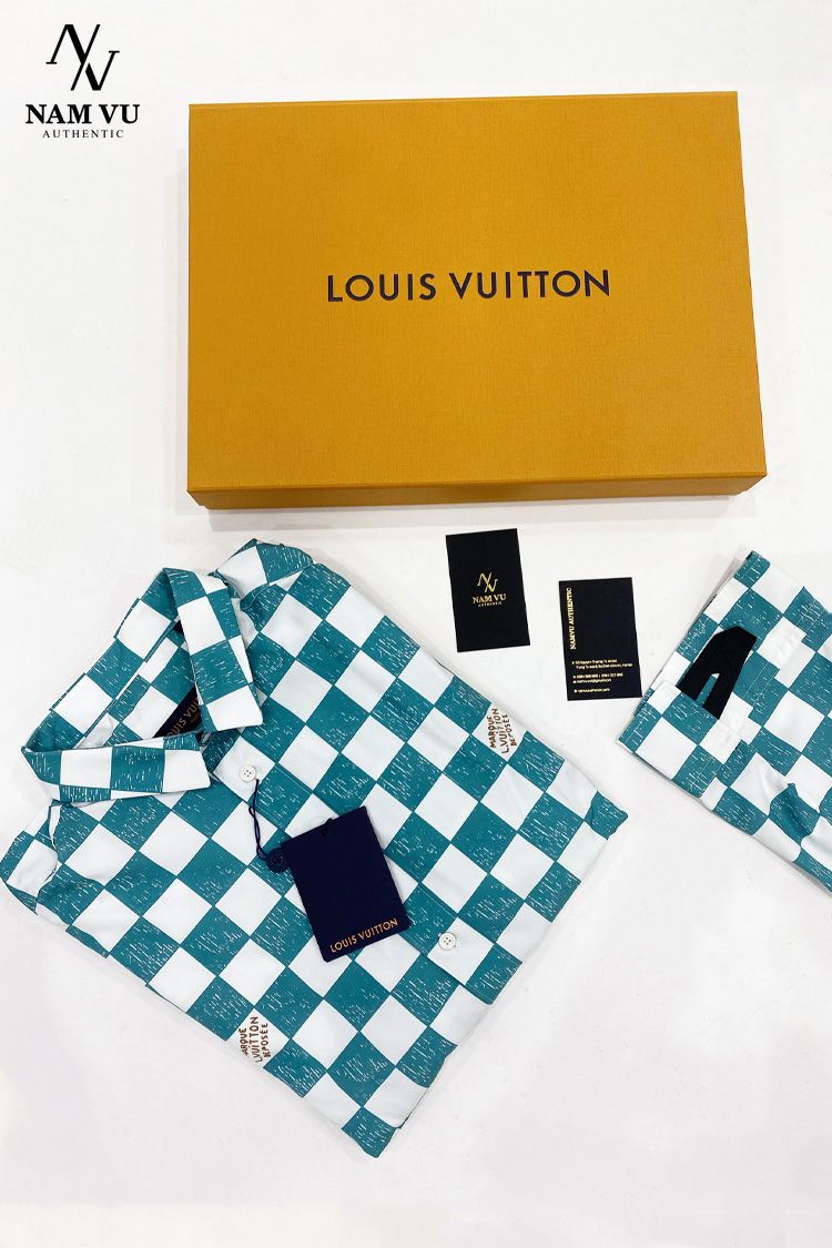 SMLV 1A99WQ Chemise à manches courtes Damier
