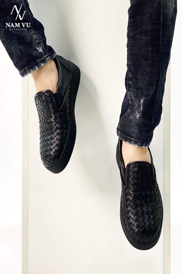 SOBTG Bottega veneta sọc basic all black