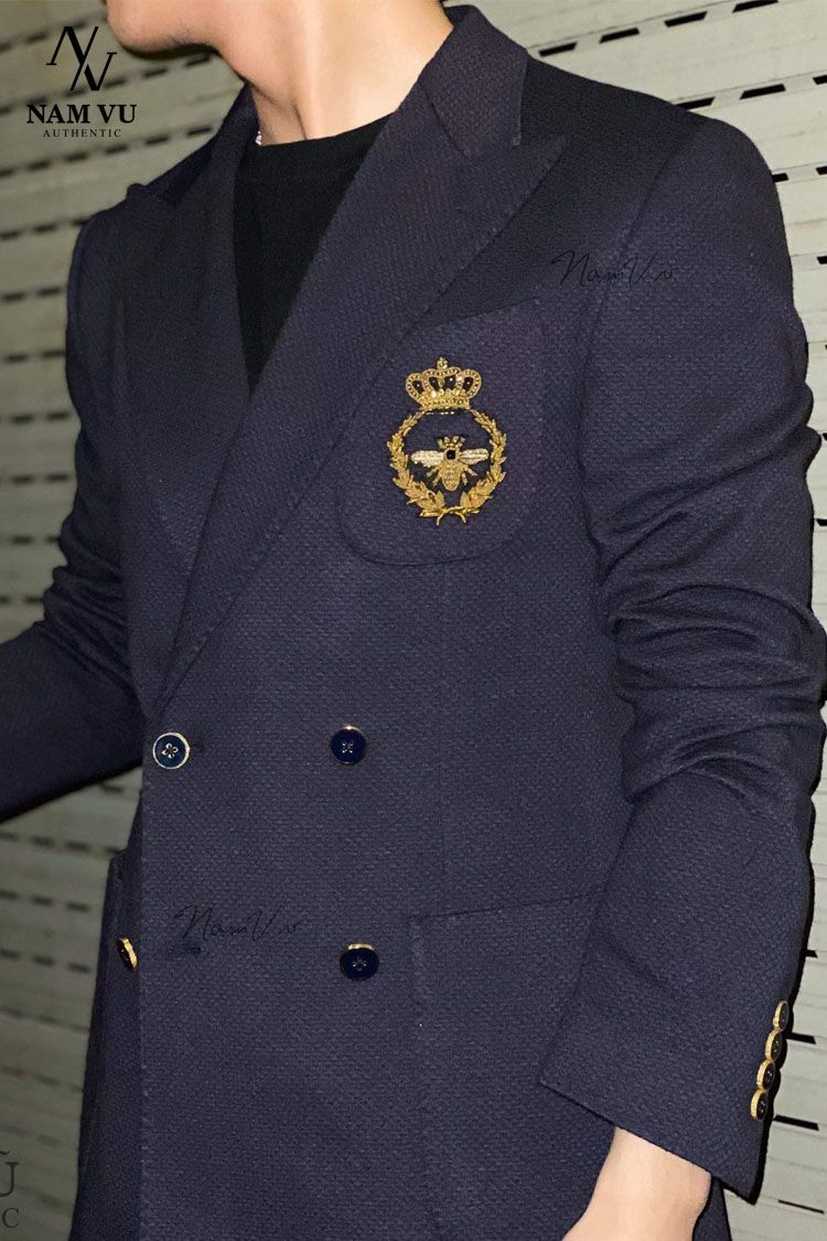 AVDG Blazer 2 hàng khuya ong vàng G2LZ1Z