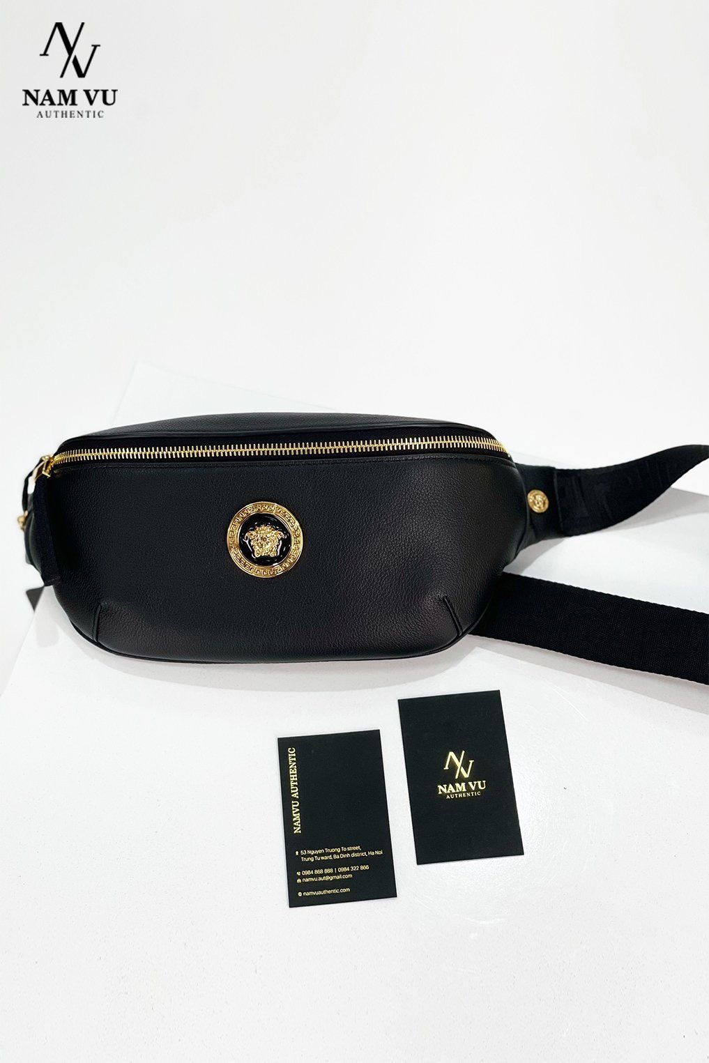 PKVS Belt bag GRAINY CALF 1002884 versace