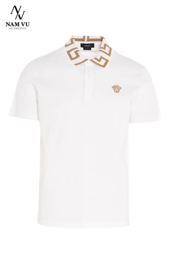 APLVS Versace cổ ánh logo ngực newss