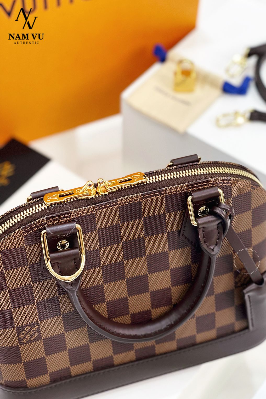 PKTLV N41221 ALMA BB DAMIER EBENE CANVAS