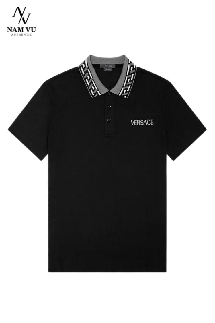 APLVS Cổ ghi logo ngực versace newss