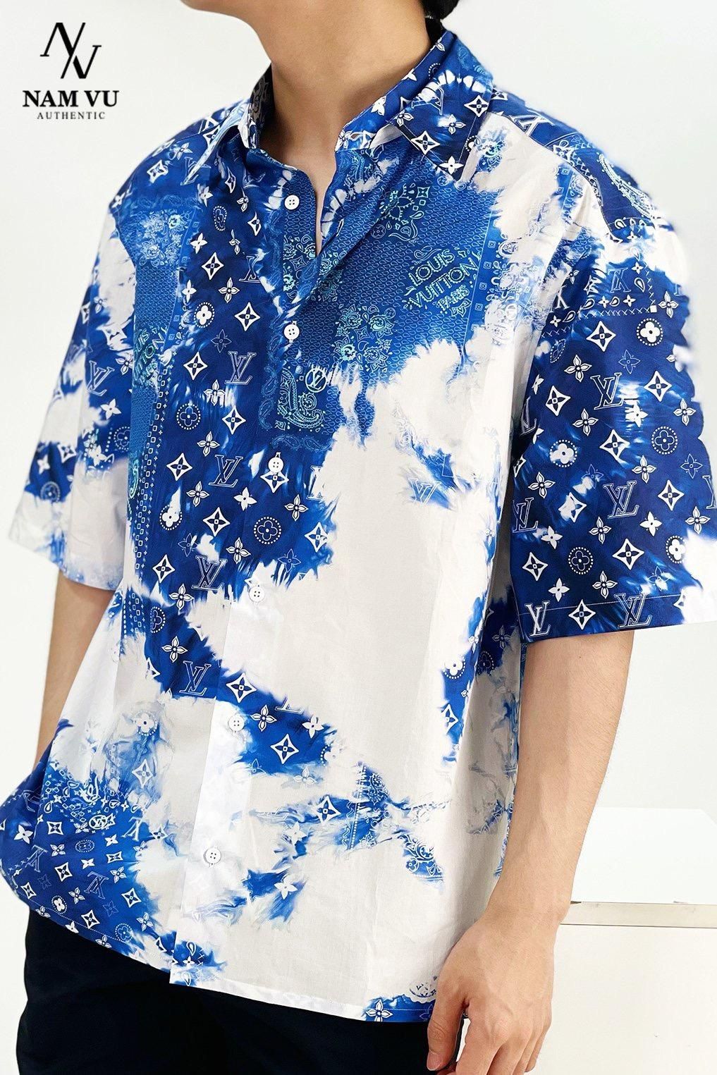 SMLV 1AA4UD Chemise a manches courtes monogram