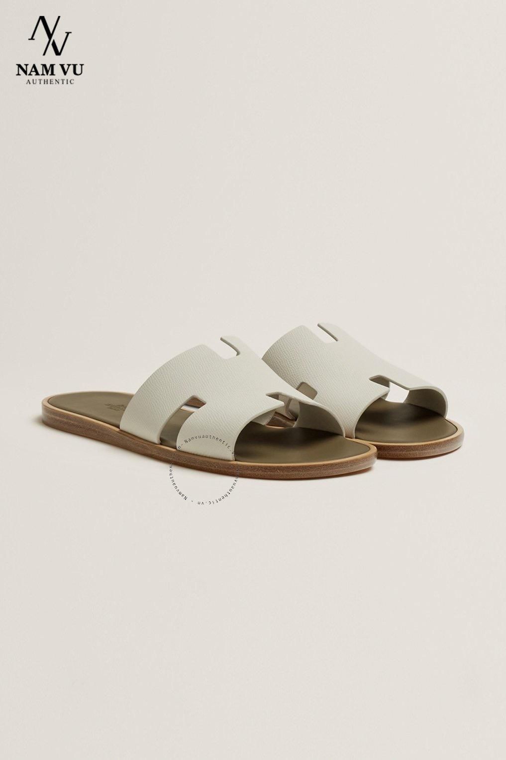 DHM Izmir sandal Beige Glaise / Vert Toundra