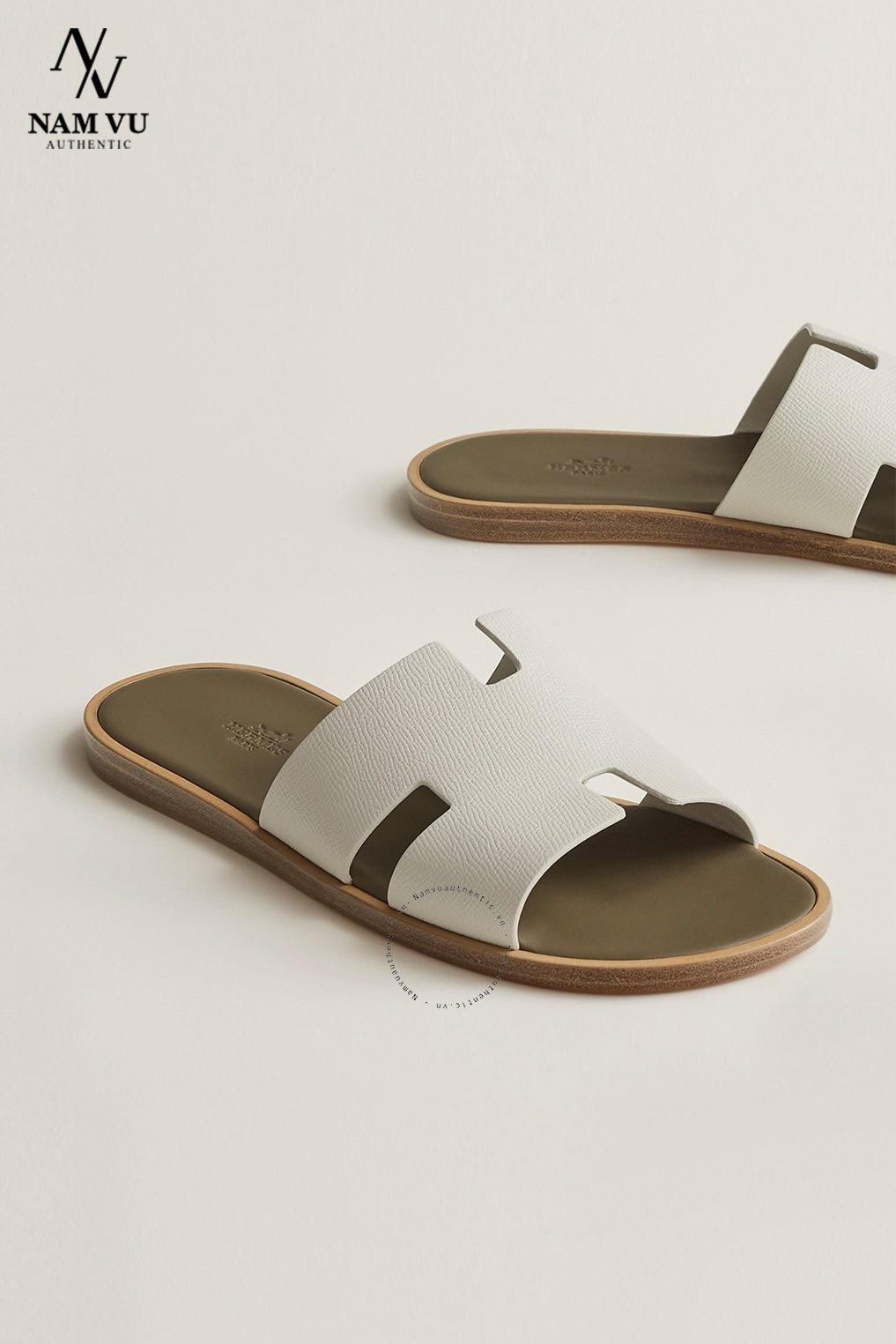DHM Izmir sandal Beige Glaise / Vert Toundra
