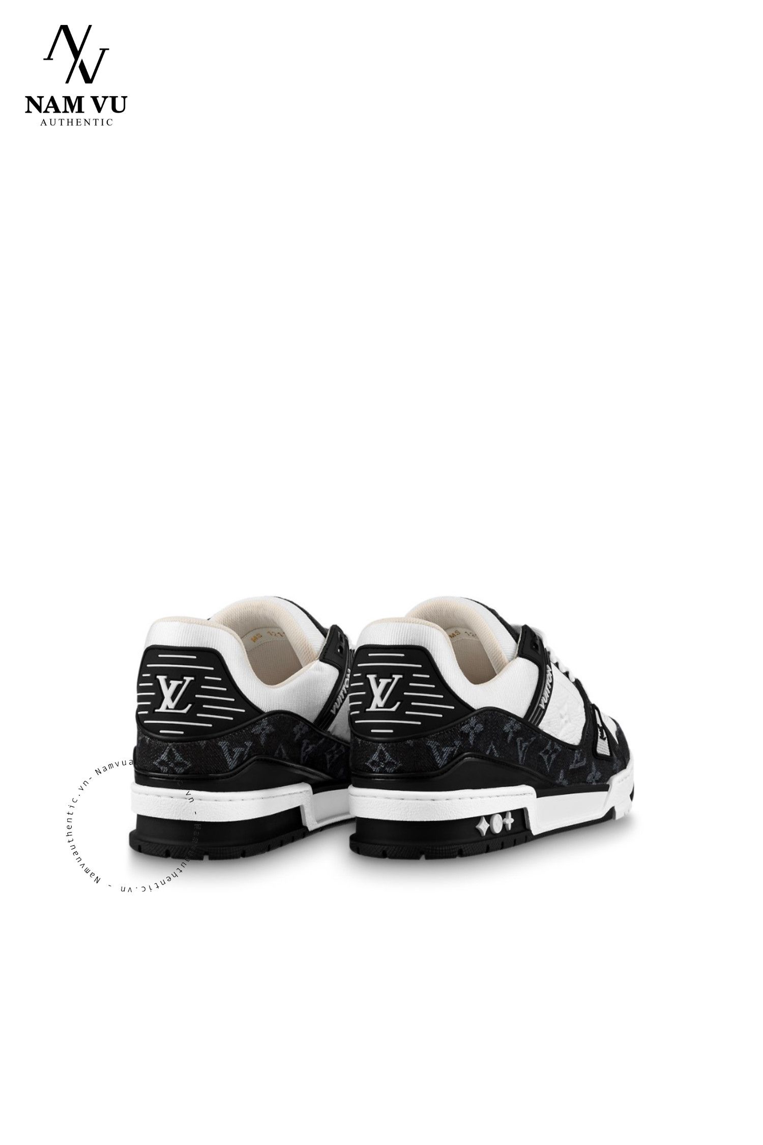 SNKLV 1A9JGT LV trainer Phối denim black
