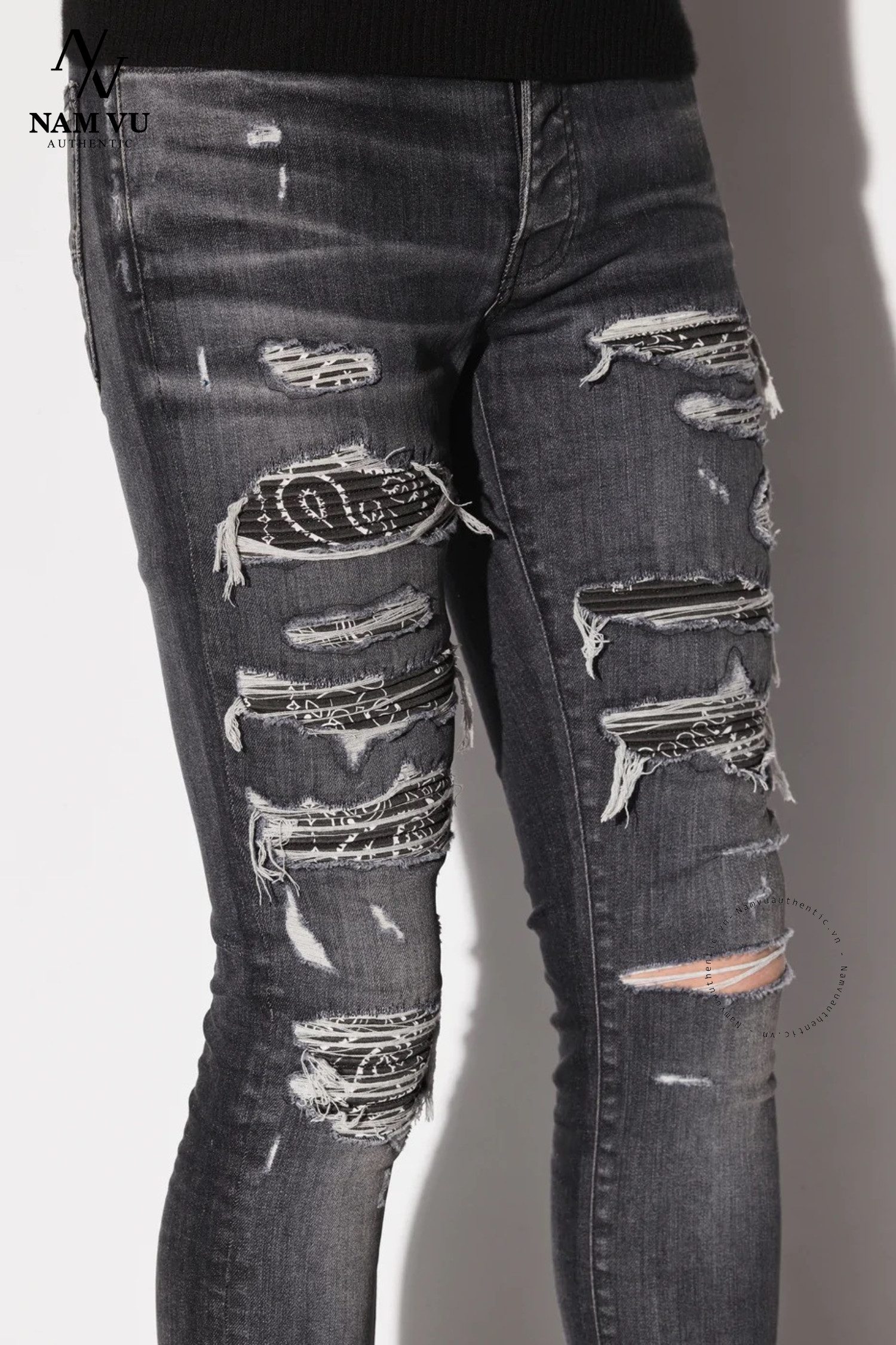 QJAmiri BANDANA THRASHER JEAN PS22MDS061