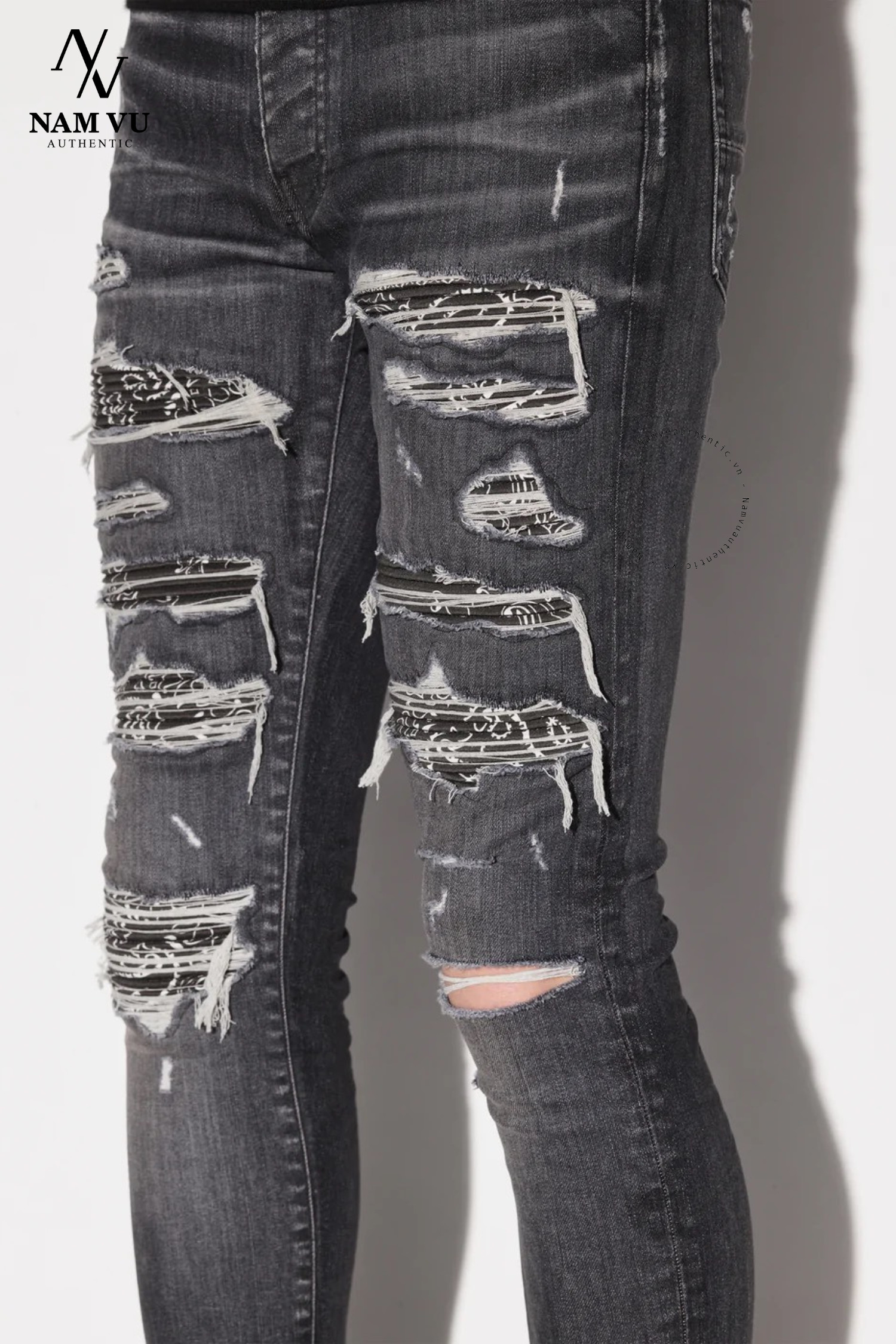 QJAmiri BANDANA THRASHER JEAN PS22MDS061