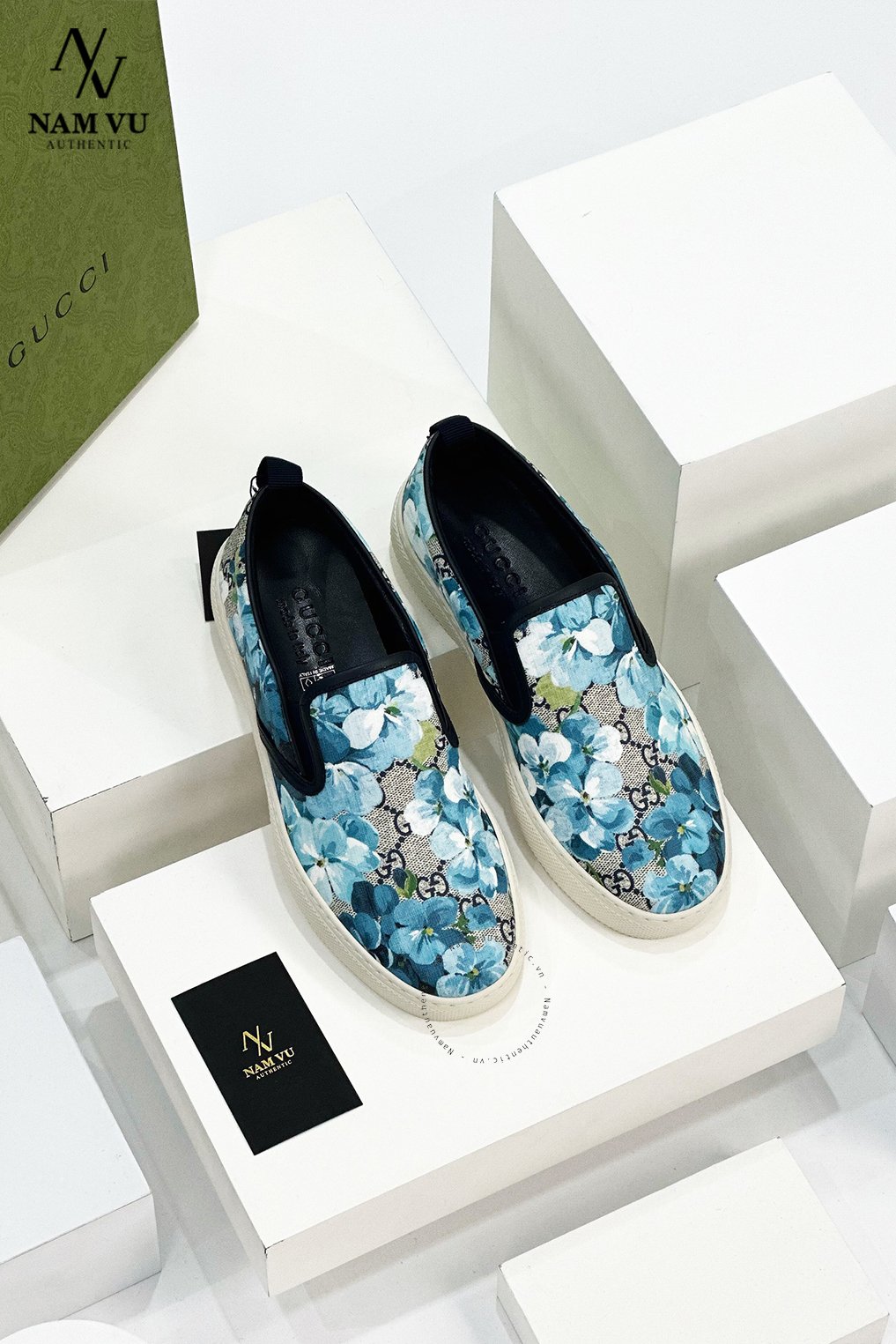 SOGC monogram rose blue 546152 KU2E0