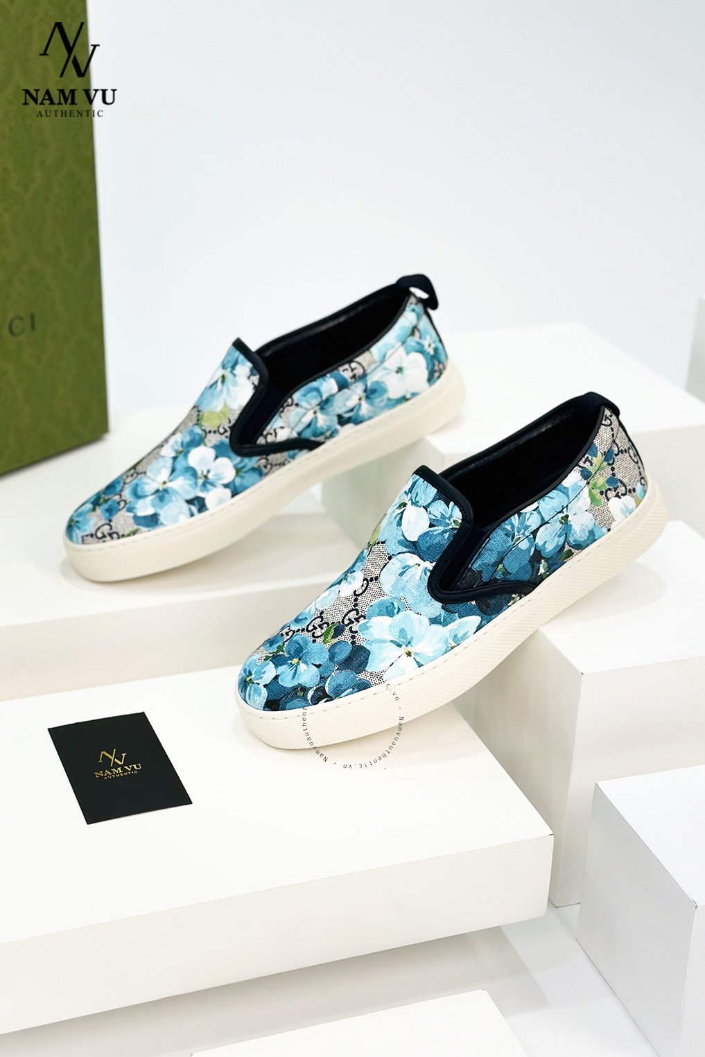 SOGC monogram rose blue 546152 KU2E0