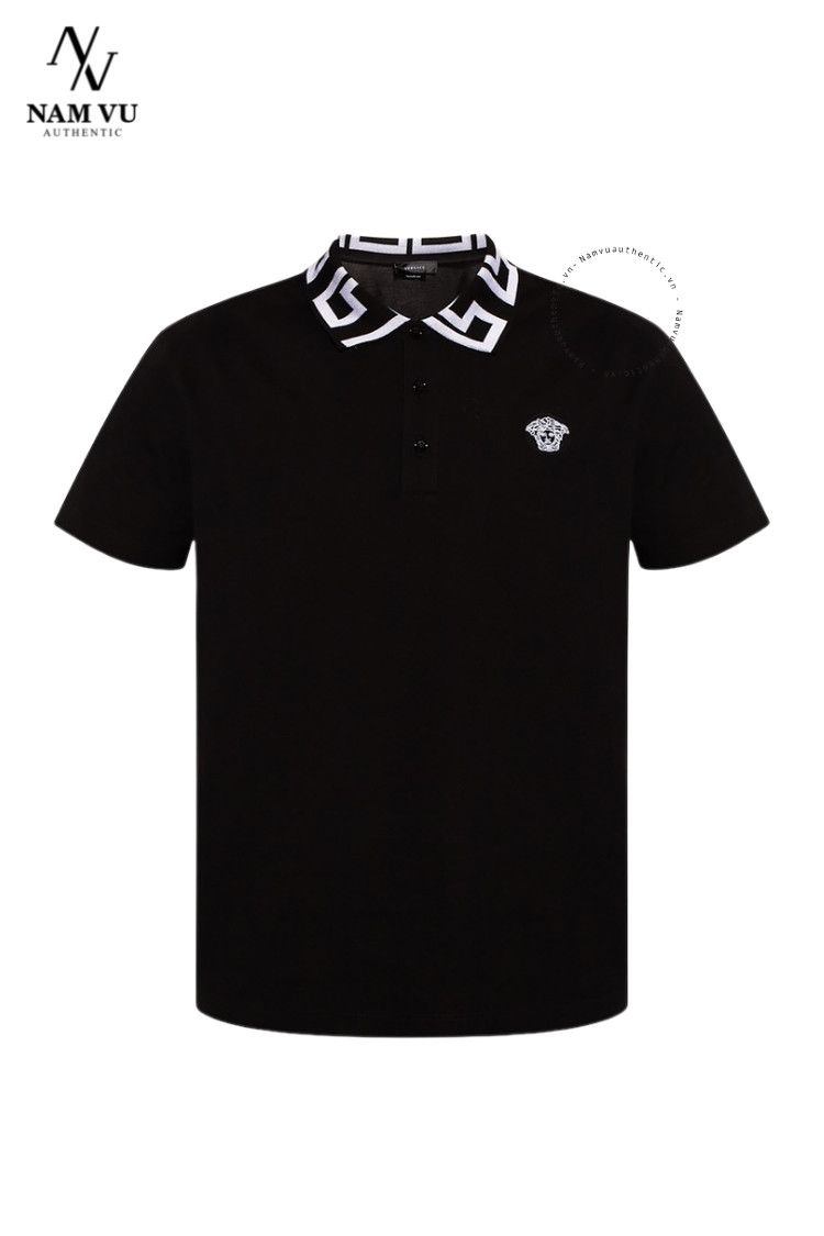 APLVS cổ viền logo medusa versace