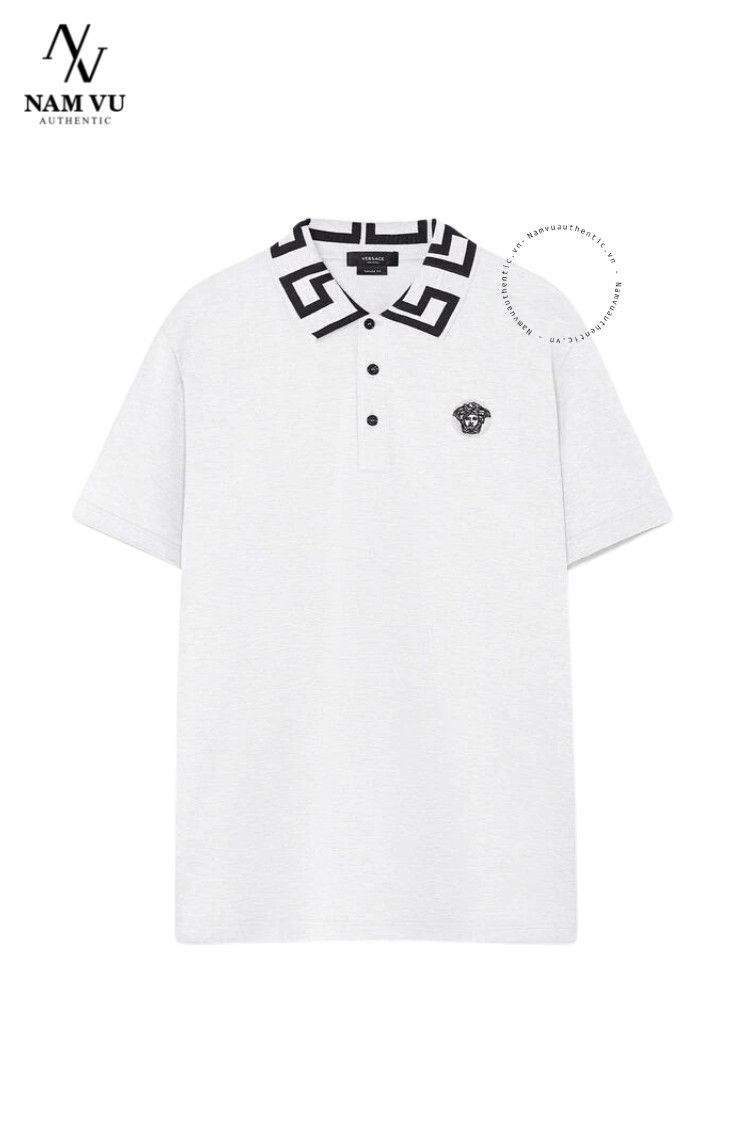 APLVS cổ viền logo medusa versace