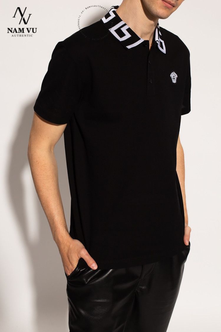 APLVS cổ viền logo medusa versace