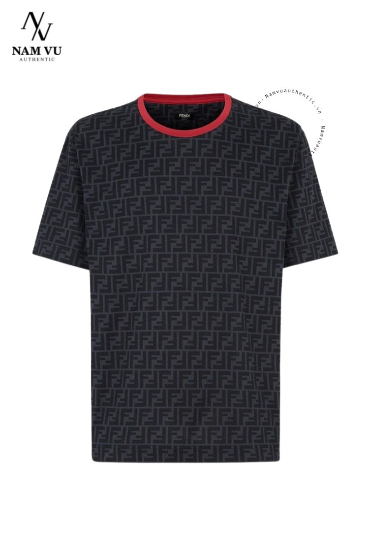 APFD logo fendi cổ đỏ FY0936 A6ZU
