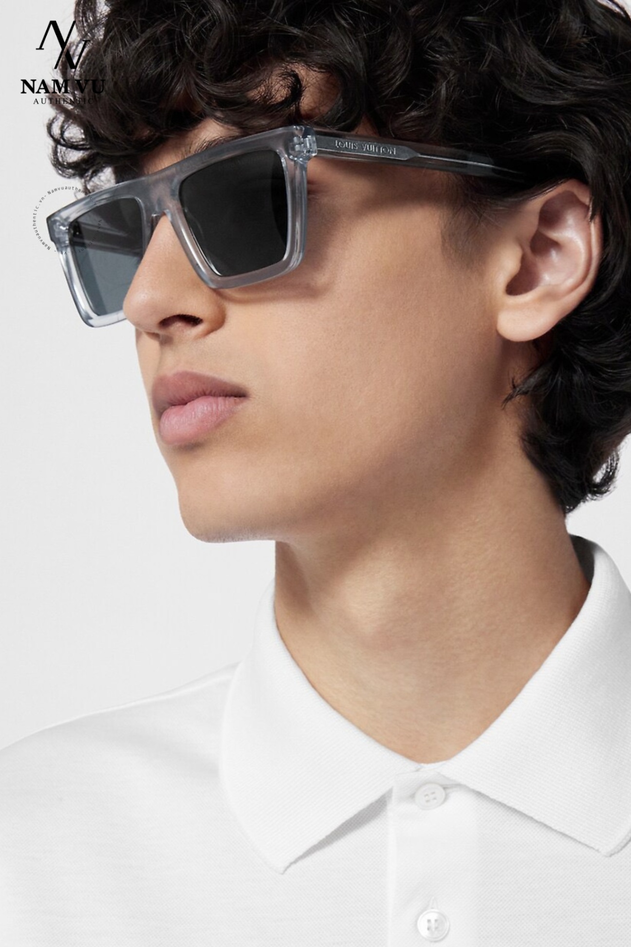 PKKLV Lunettes de soleil carrées LV Bloom Z1809E