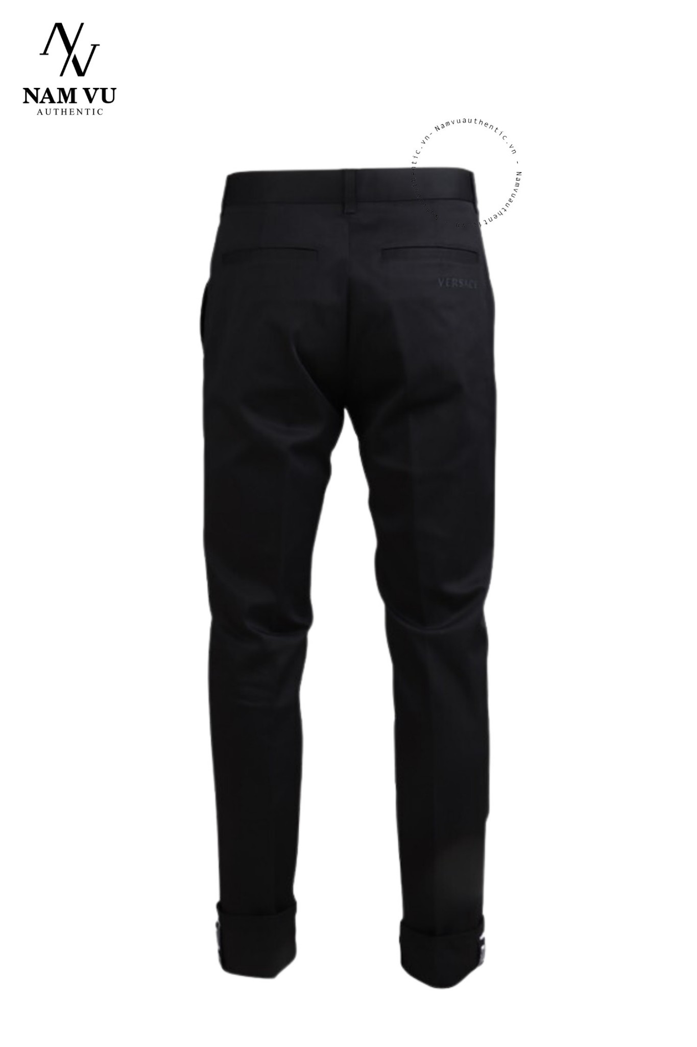 QKKVS Logo chữ versace kẻ gấu A88701