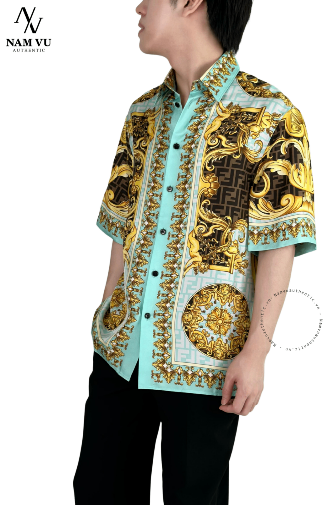 SMVS Versace x fendi Wild Baroque Silk 1004862