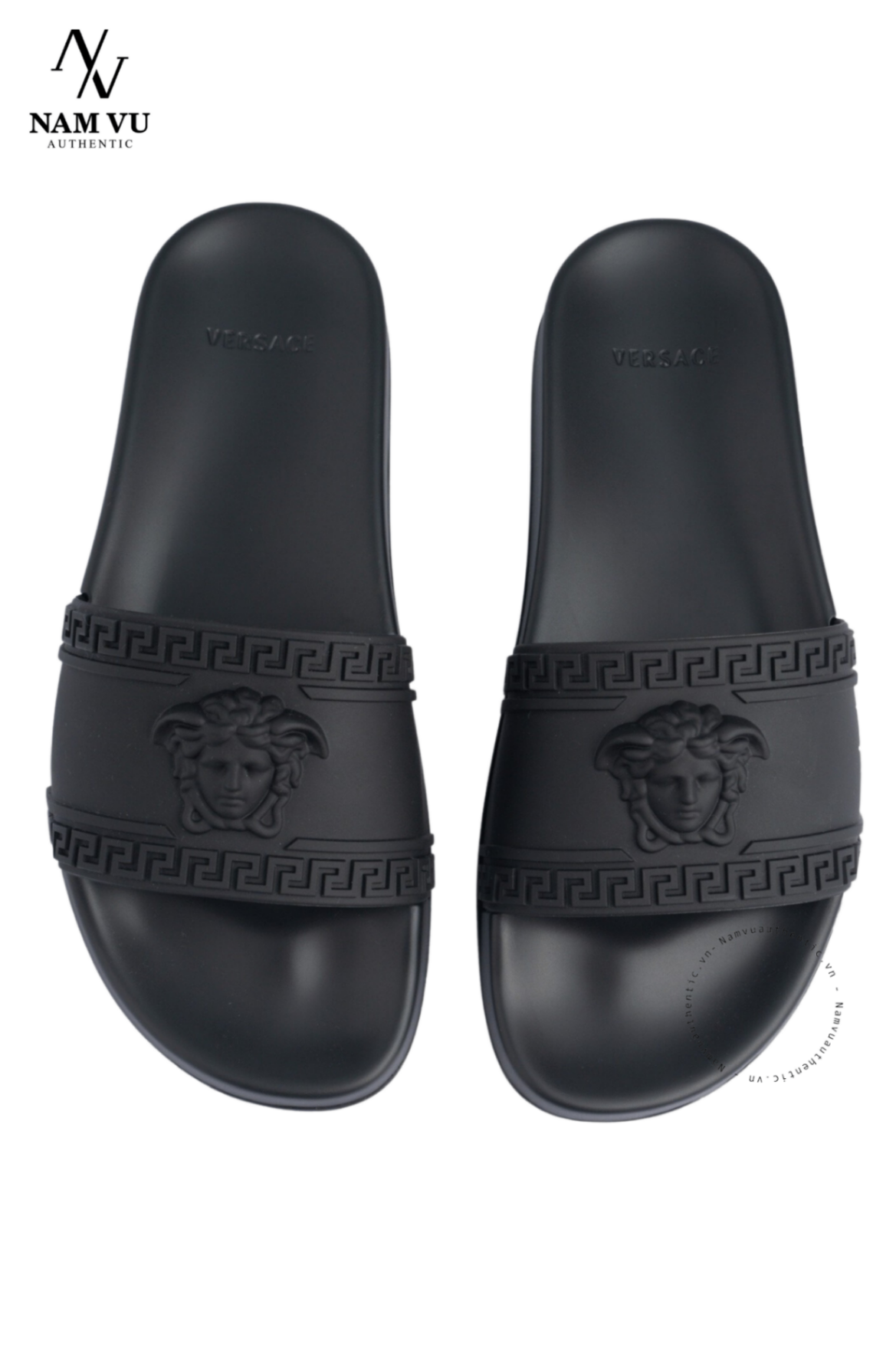 DVS versace logo medusa all black