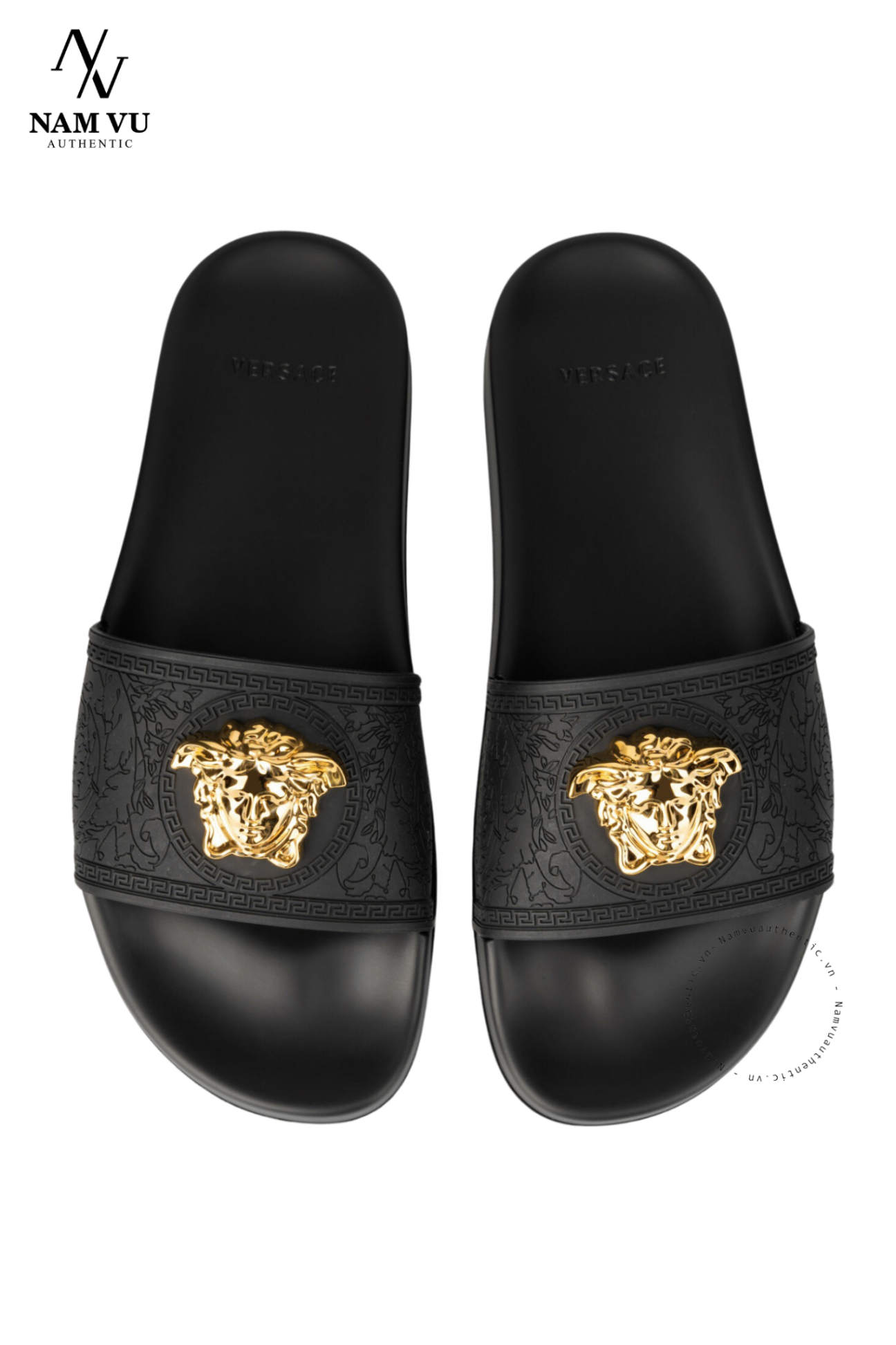 DVS versace quai hoa văn logo medusa