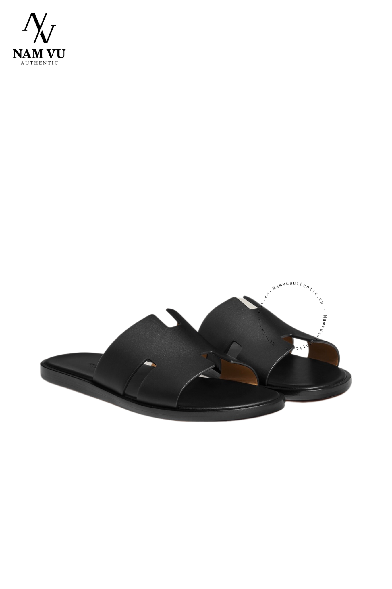 DHM Izmir hermes da trơn all black
