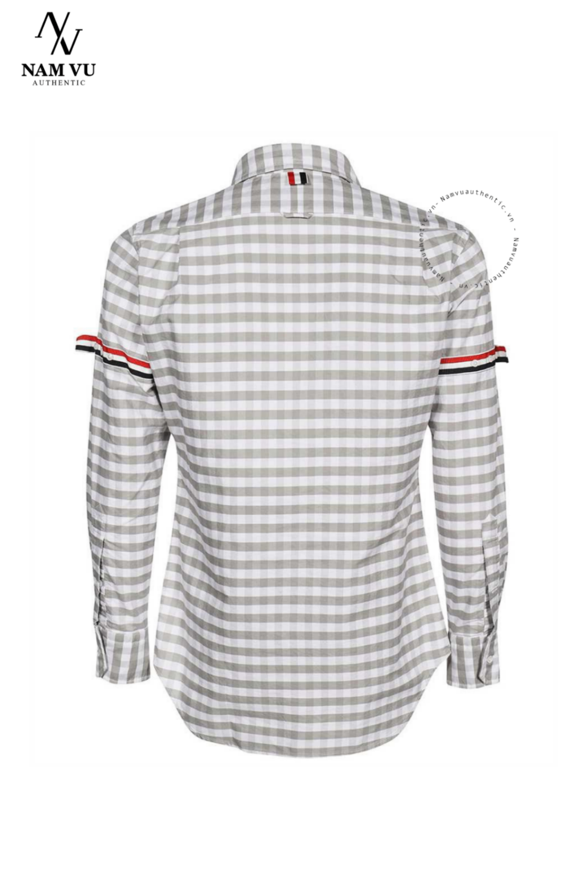 SMTB Thom Browne Gingham Check Oxford mwl150e 04569