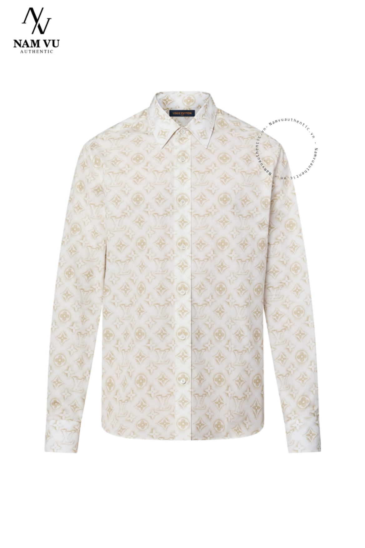 SMLV Chemise à manches longues Monogram 1ABJLM