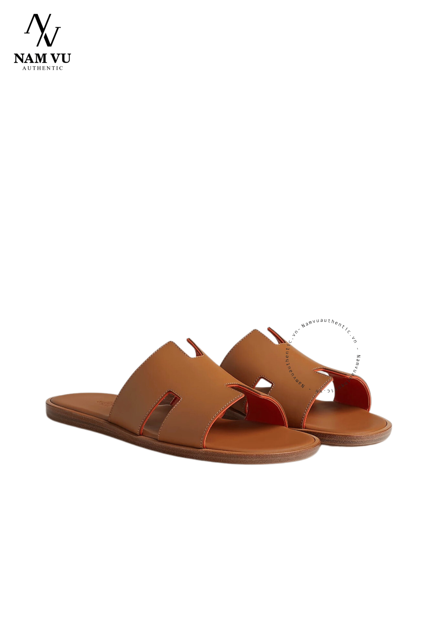 DHM Hermes Izmir Naturel / Orange nâu viền đỏ