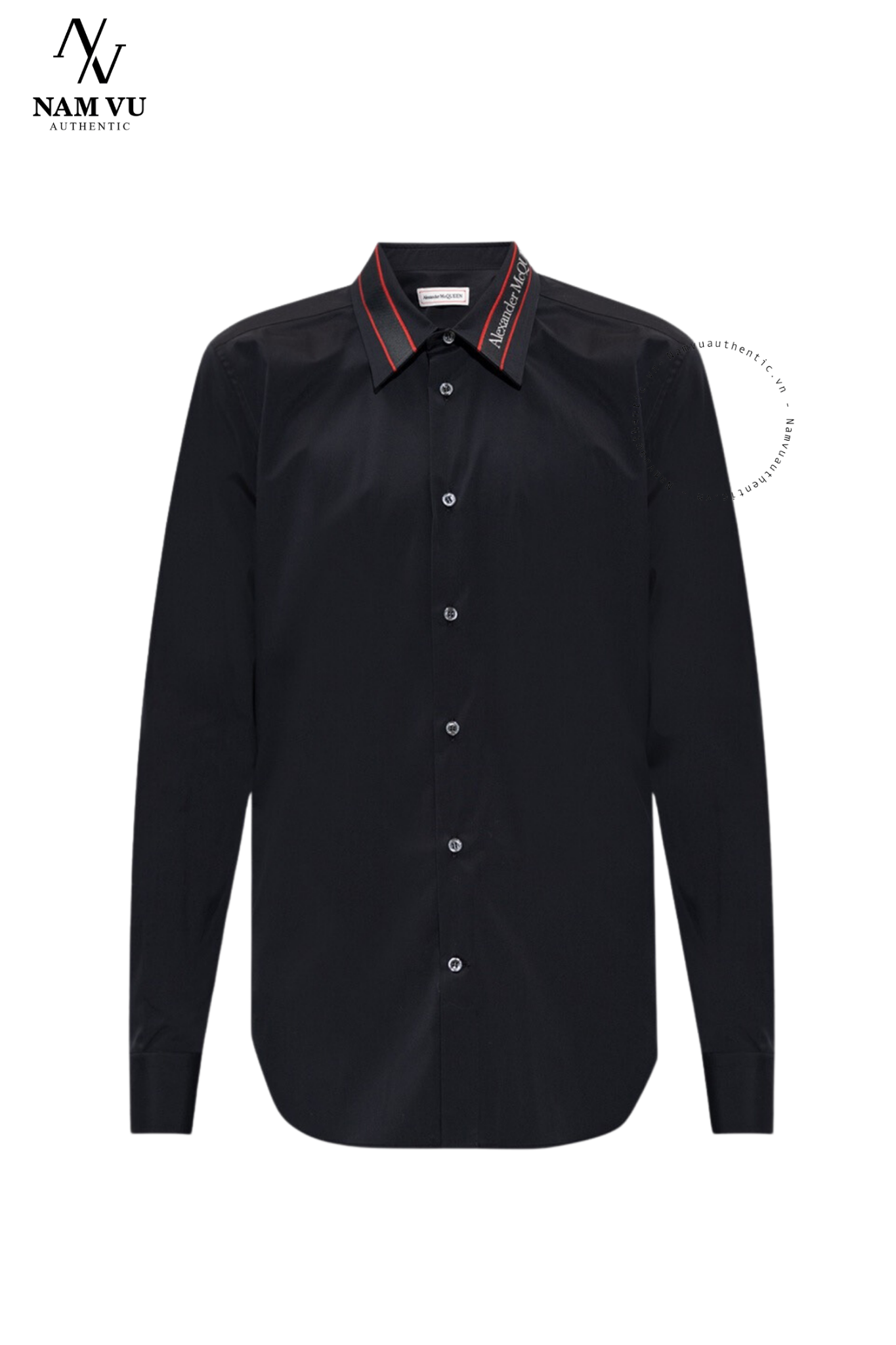 SMMCQ cổ logo alex mcqueen viền đỏ 642401 qrn44