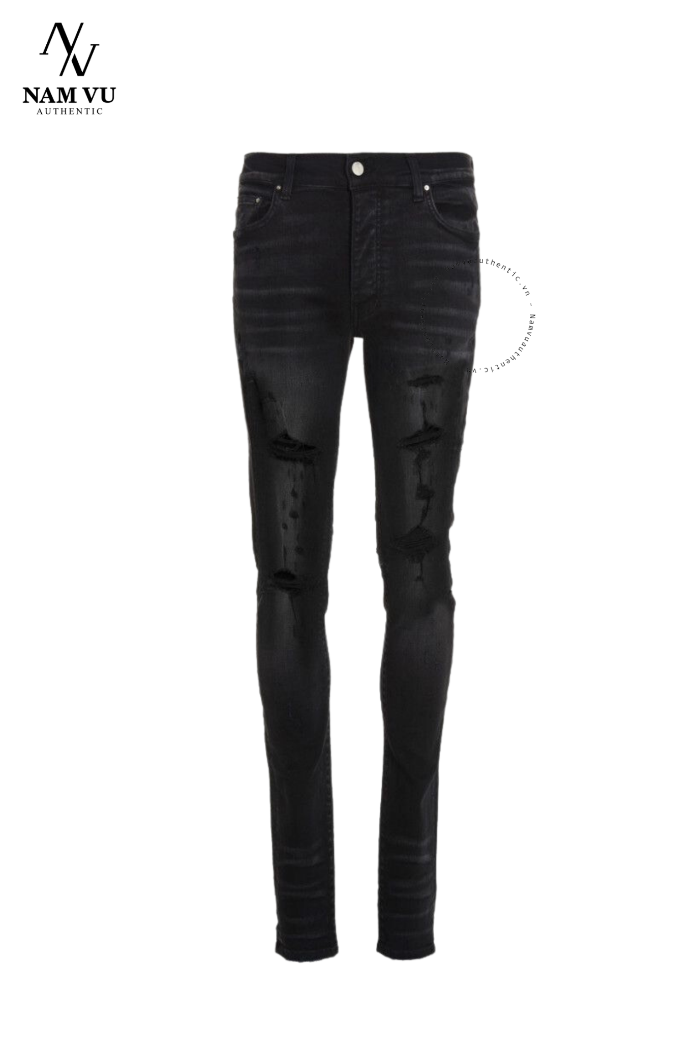 QJAMIRI Agedblack đen rách XMD005023