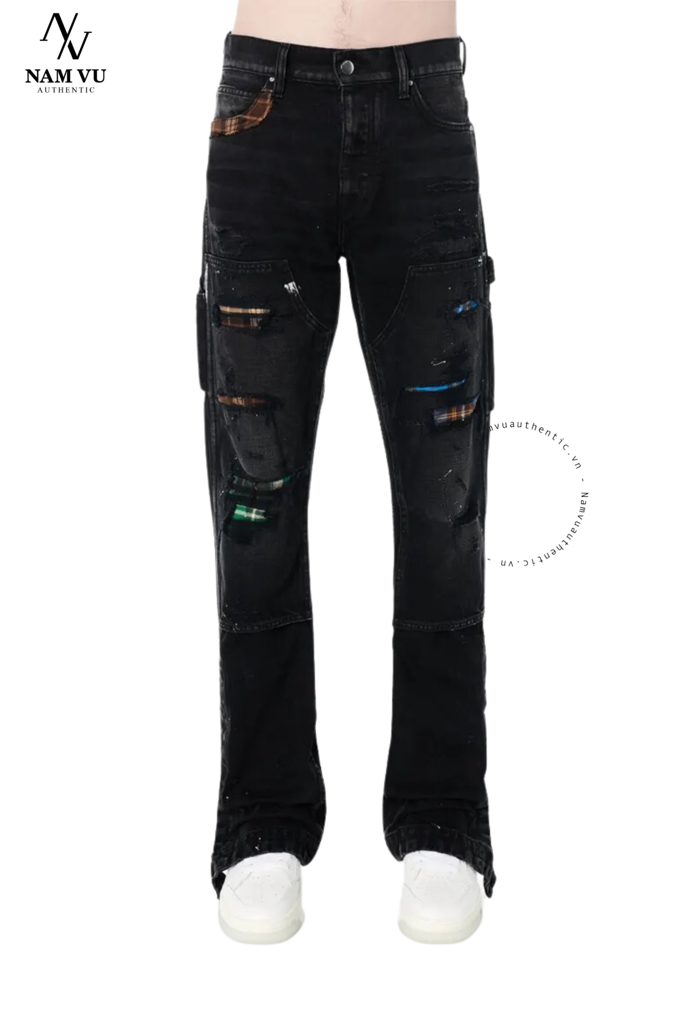 QJAMIRI Amiri Plaid Carpenter PS22MDS133