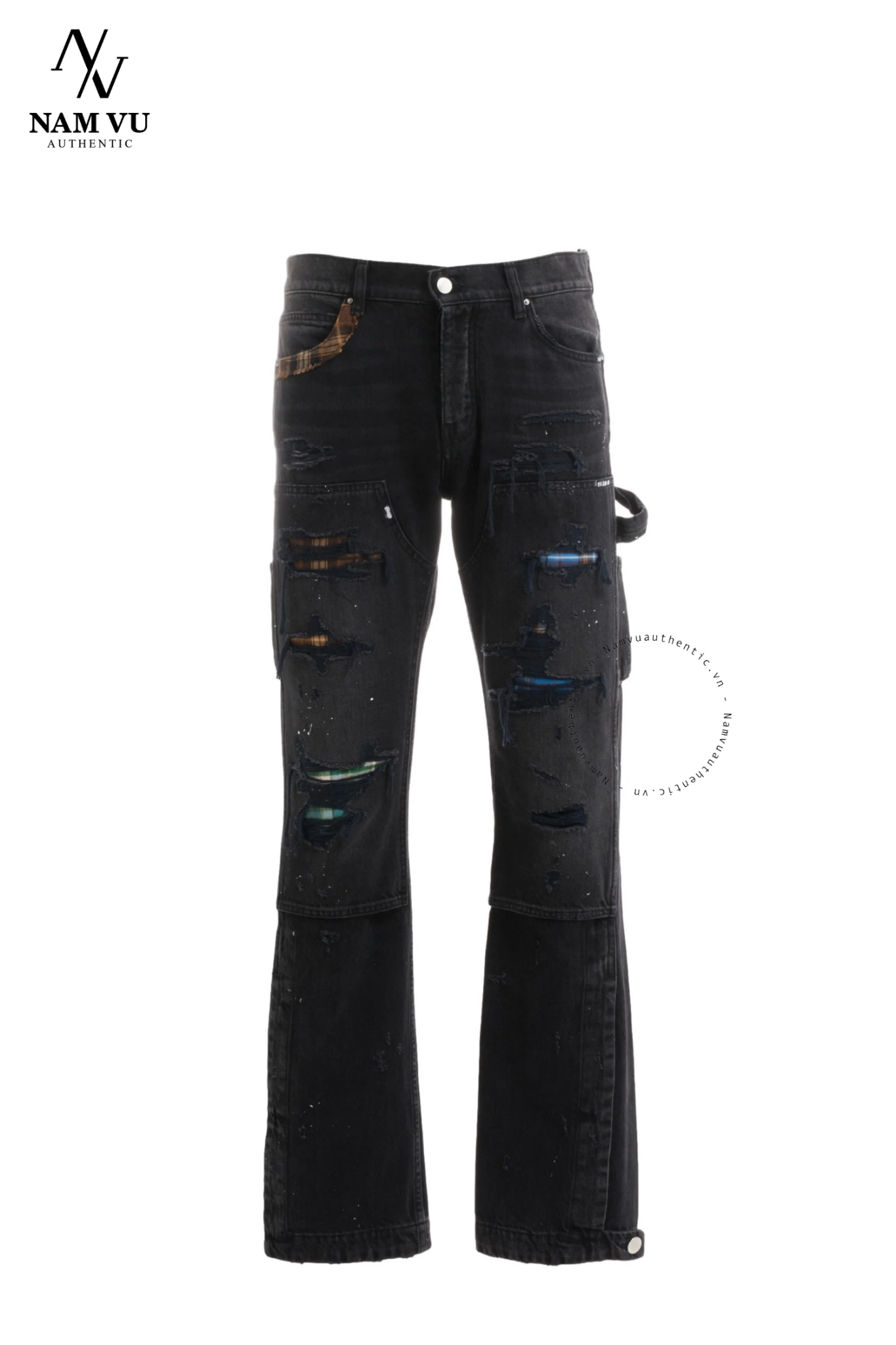 QJAMIRI Amiri Plaid Carpenter PS22MDS133