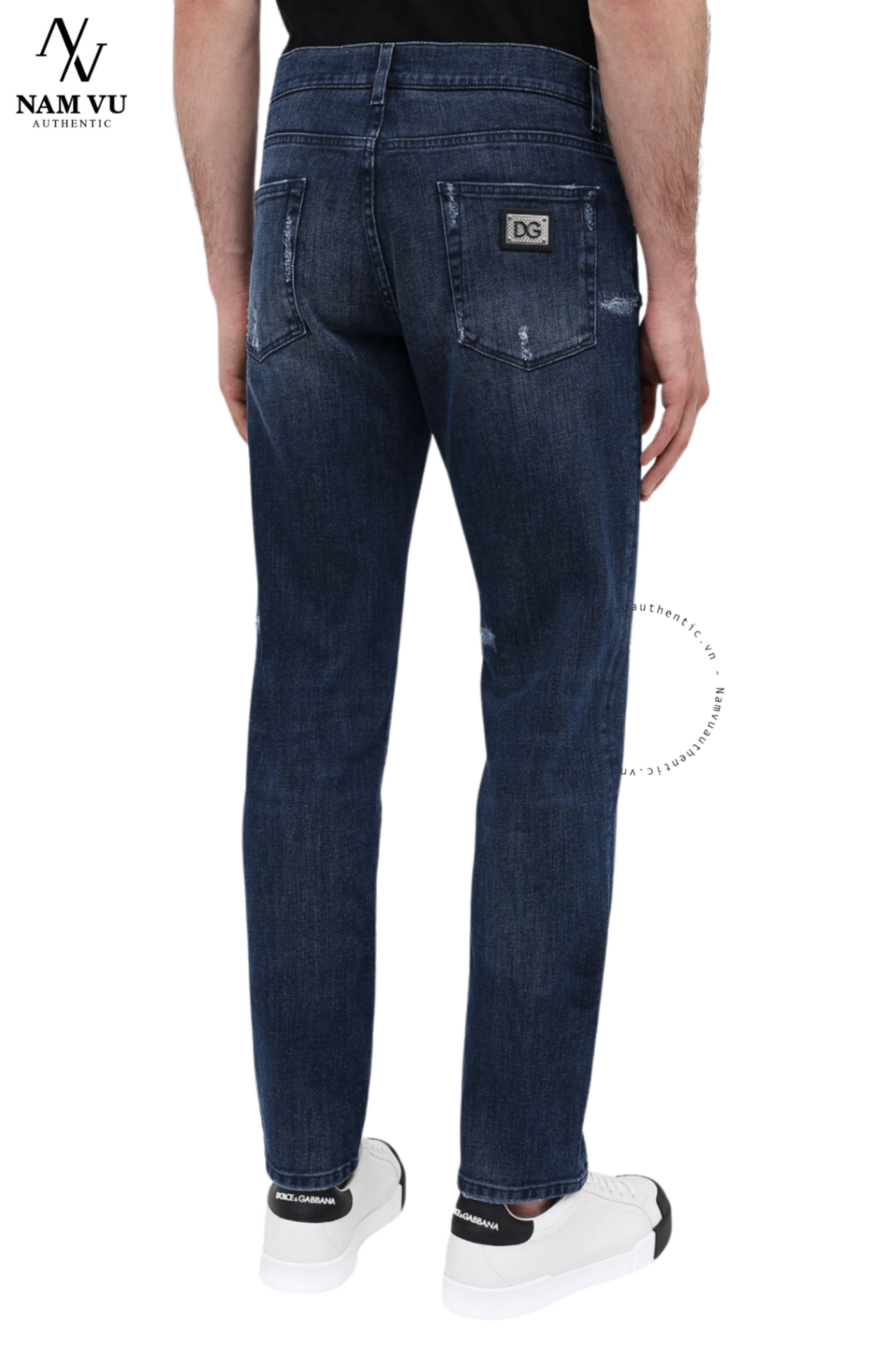 QJDG mài xước gối tag Logo vân DG GY07CD G8CR5