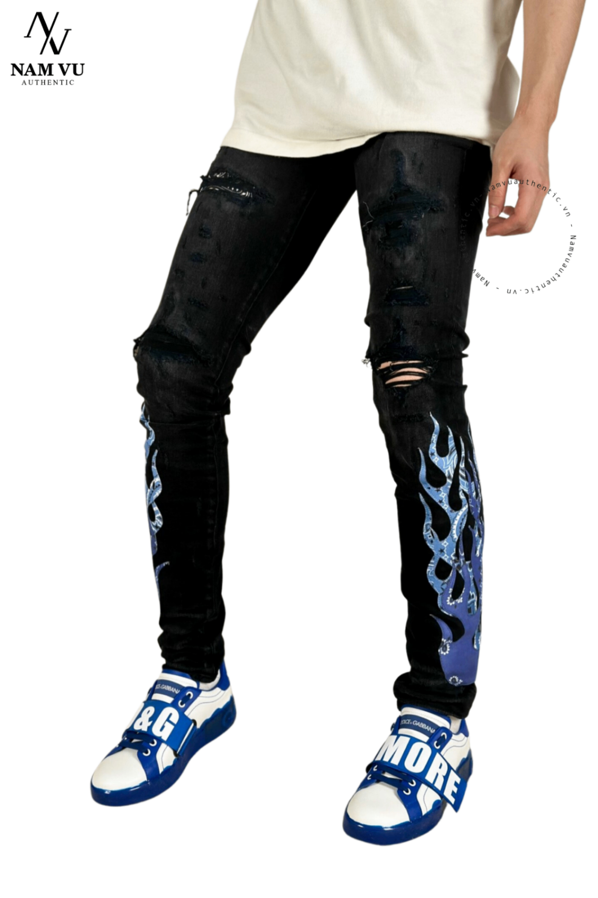 QJAMIRI Bandana Flame PS22MDS192