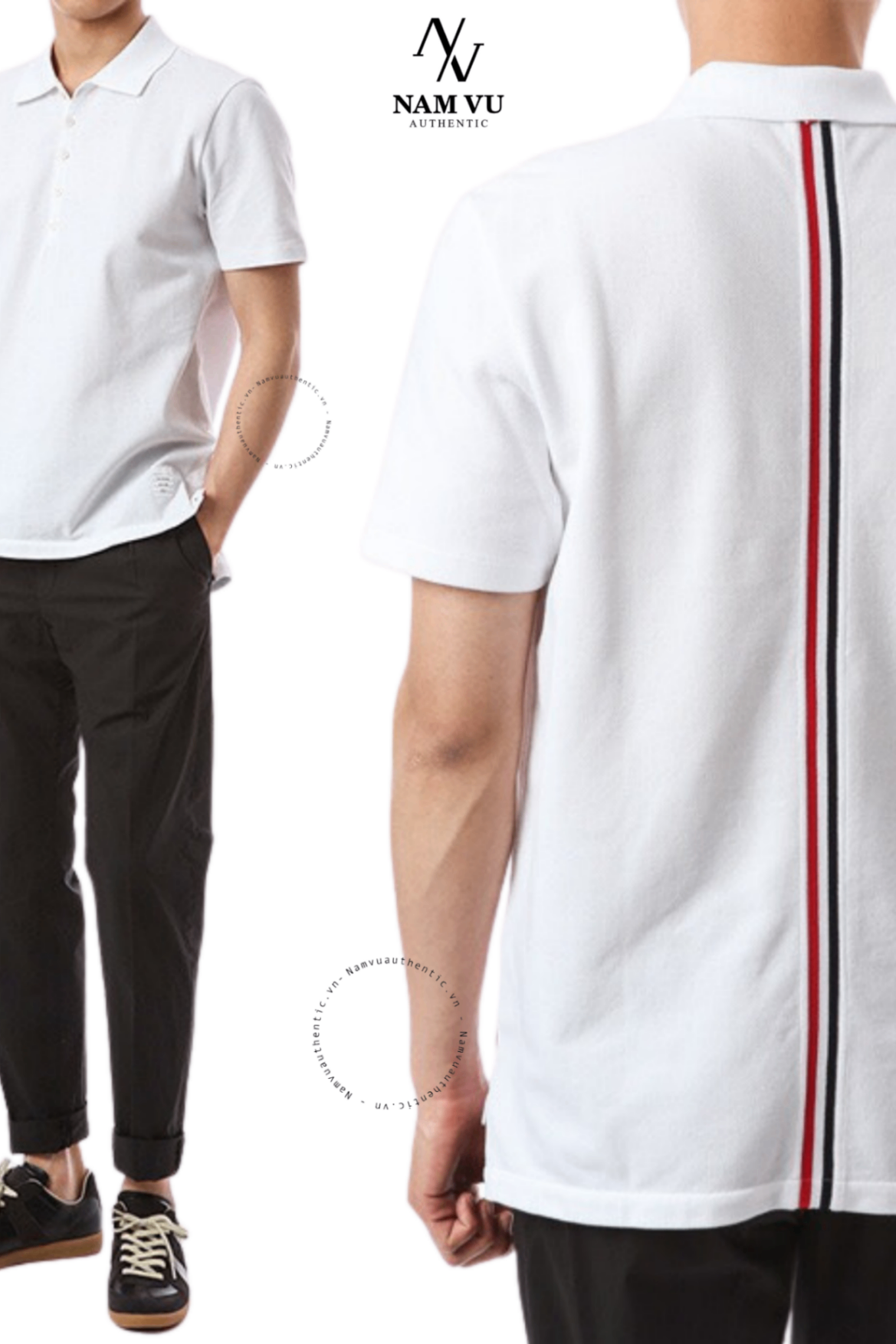 APLTB relaxed fit logo cờ lưng thom browne mjp042a 00050