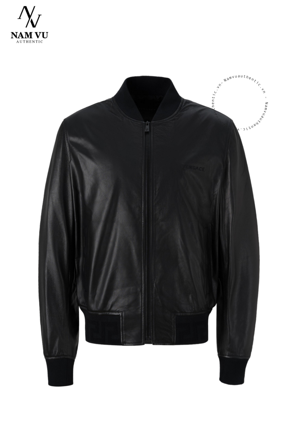 AKDVS leather jacket versace da bê 1010117