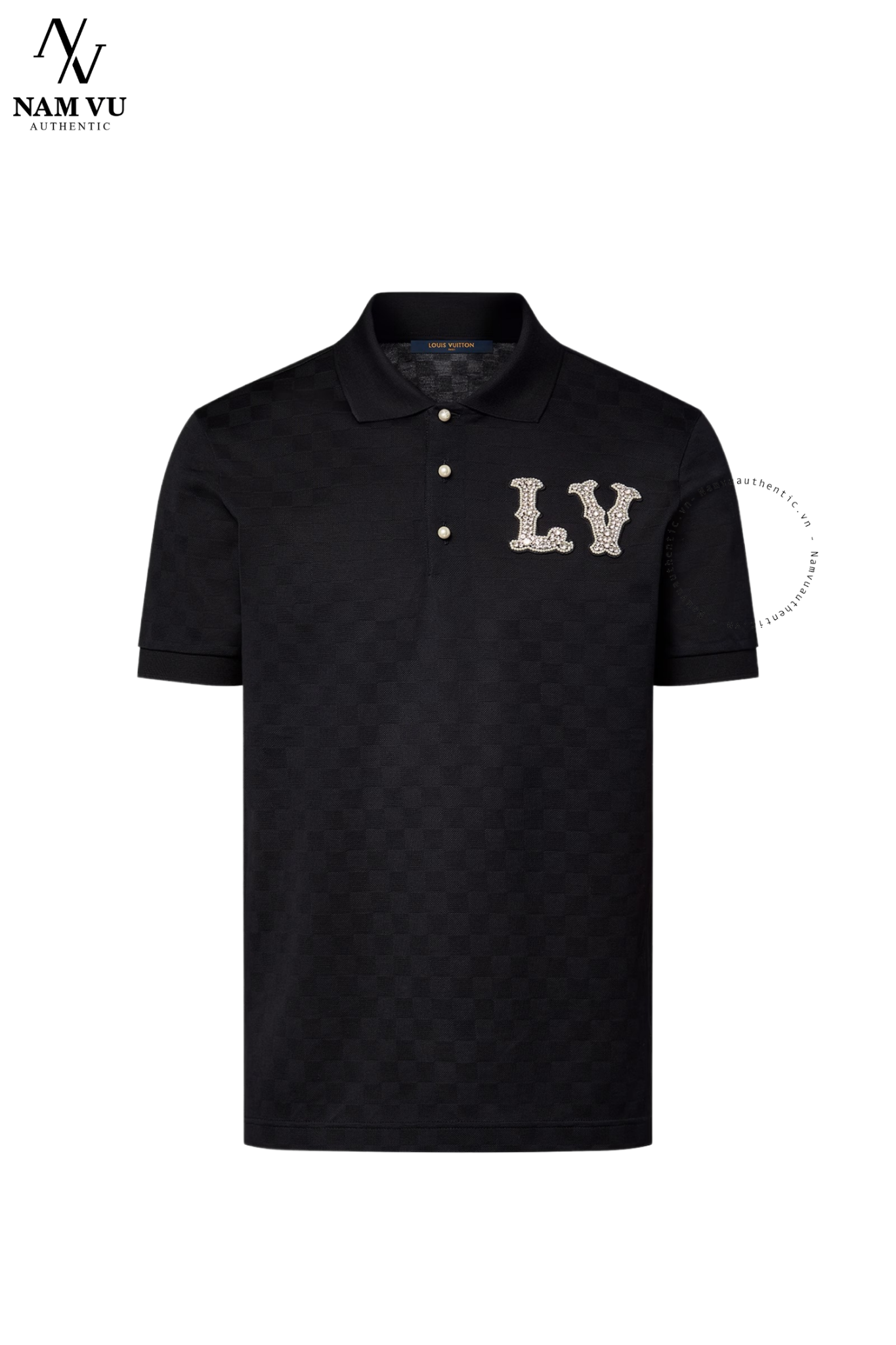 APLLV brodé en coton piqué Louis vuitton 1AFJEL