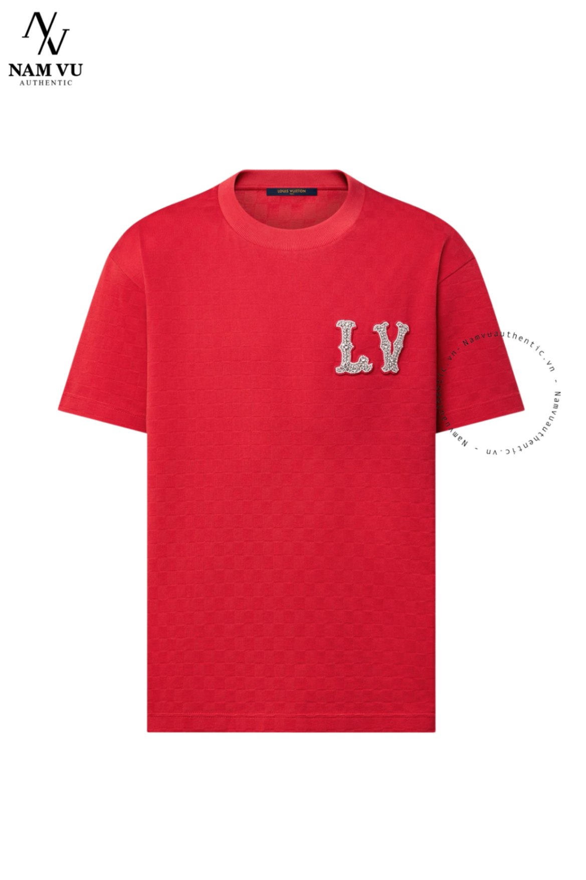 APLV Louis vuitton brodé en coton piqué 1AFJEB