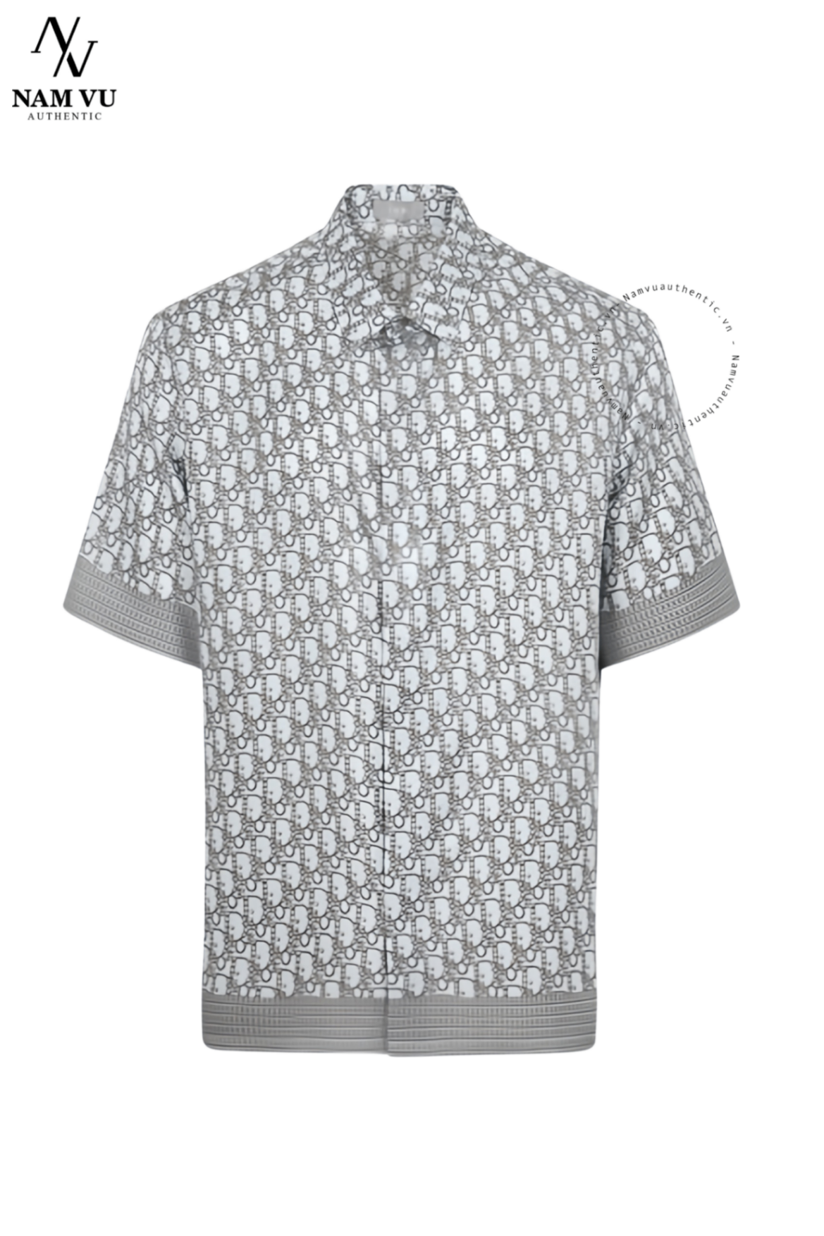 SMDO Dior Oblique Short-Sleeved Shirt 193C545A5650