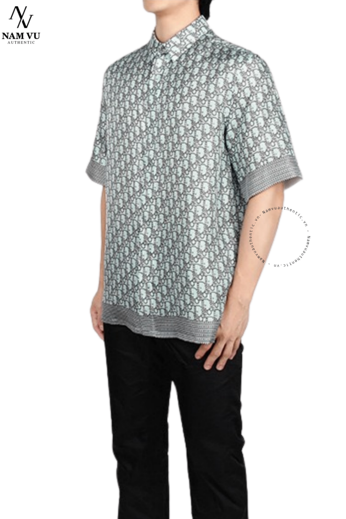 SMDO Dior Oblique Short-Sleeved Shirt 193C545A5650